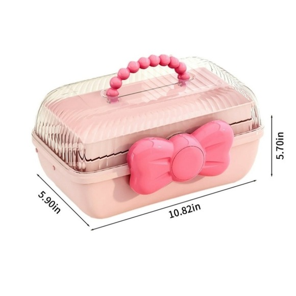 Cute Pink Hair Accessories / Jewelry Accessories Plastic Organizer 3 layers - Picture 4 of 14